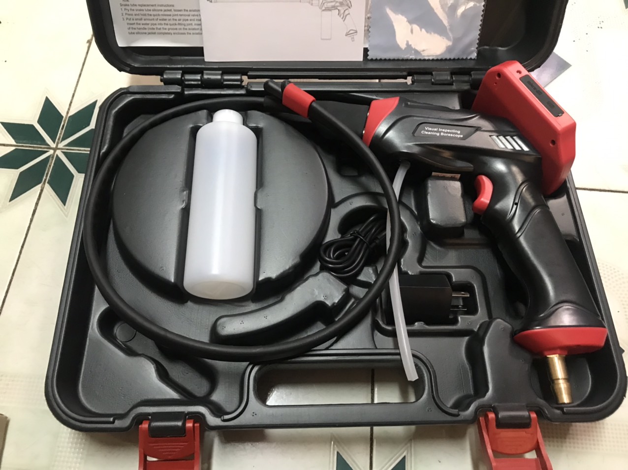 [ Miễn phí lắp đặt sản phẩm tại Hà Nội ] Bộ máy vệ sinh nội soi dàn lạnh  điều hòa ô tô