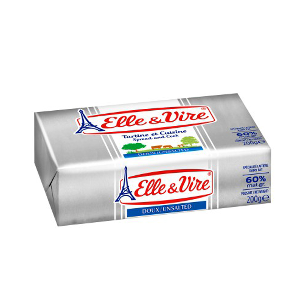 Bơ lạt Elle Vire 200g -  Chỉ giao Tp.HCM - Giao nhanh trong 2h