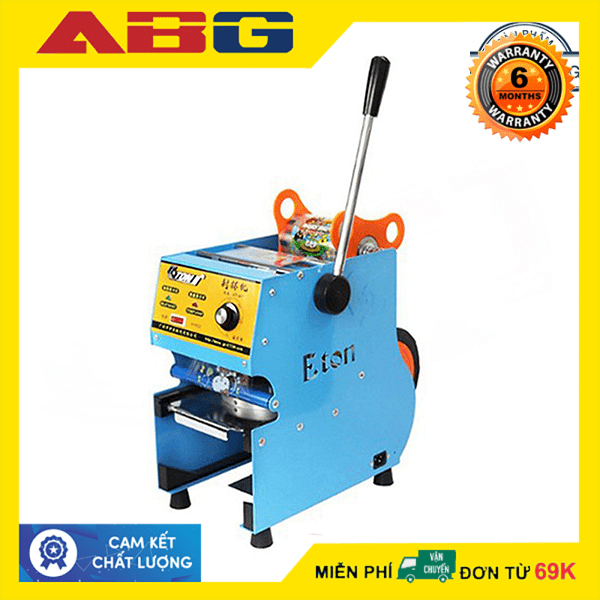 Máy dán màng cốc eton d7 tiết kiệm năng lượng, khuôn dập tiêu chuẩn cho các loại ly nhựa phổ biến - abg shop