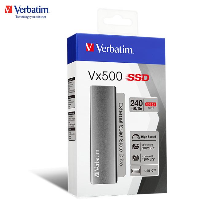 Ổ cứng ssd di động verbatim vx500 240gb
