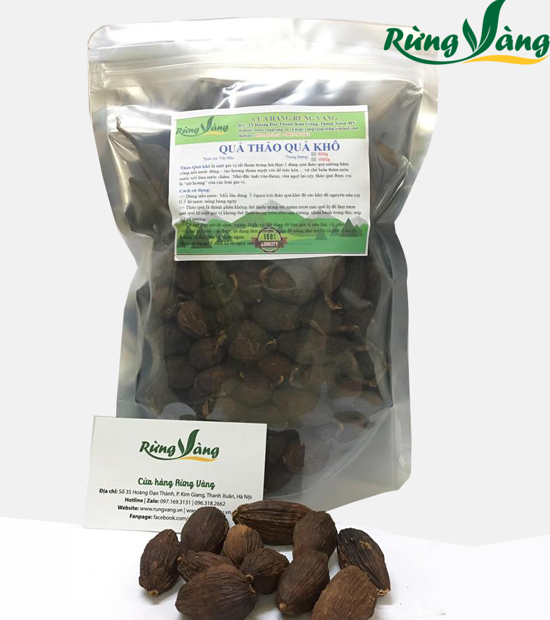 Quả thảo quả khô - sấy sạch và an toàn 100g