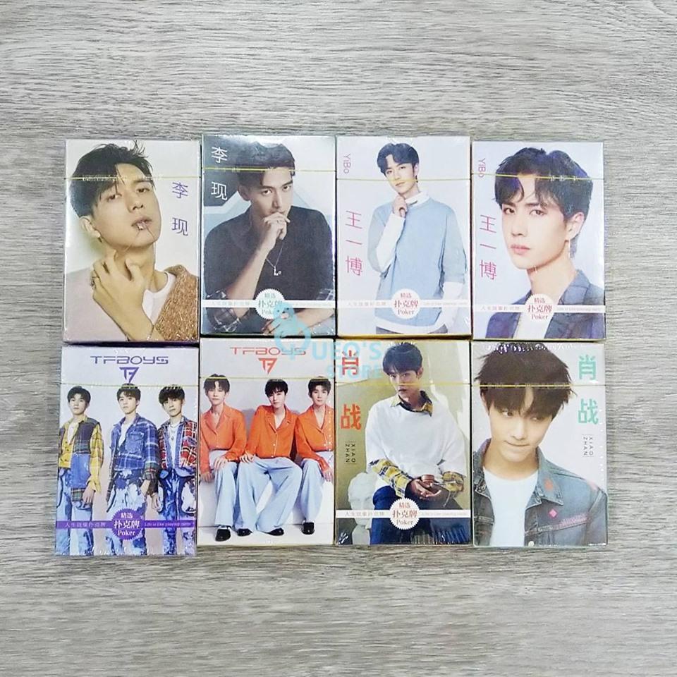 Bộ 54 lá bài tây poker TFBOYS, Lý Hiện, Tiêu Chiến, Vương Nhất Bác