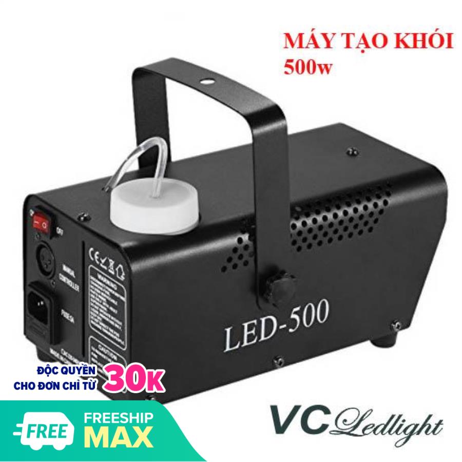 Máy tạo khói máy phun khói sân khấu 500w có đèn led màu và điều khiển từ xa.Máy phun khói 500w sử dụ