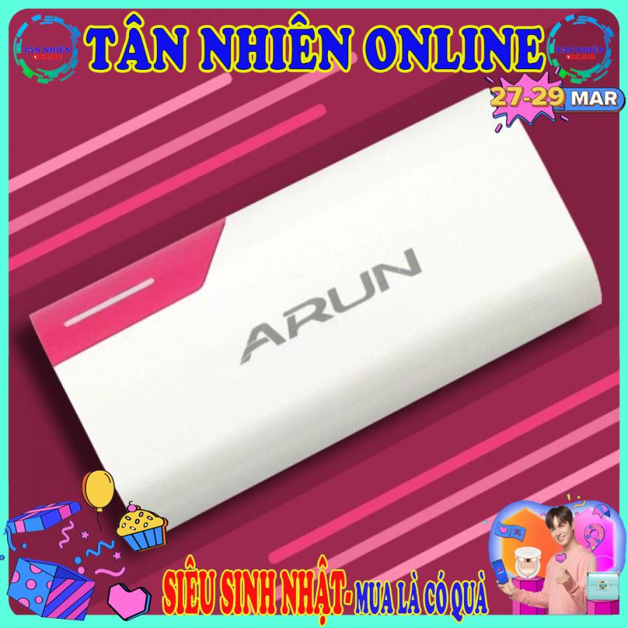 Pin dự phòng arun 5600mAh giá rẻ nhỏ nhắn bỏ túi tiện lợi mọi lúc mọi nơi pin sạc dự phòng