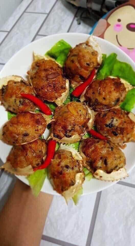 Ghẹ farci 1 khay 10 con
