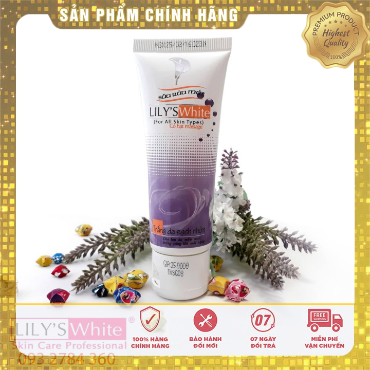 Sữa rửa mặt lilys white cleanser trắng da sạch nhờn