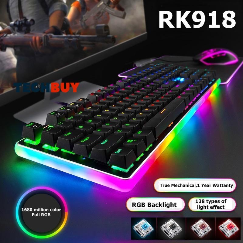 Bàn phím cơ RGB RK918 Royal Kludge I BH 12 Tháng I Red/Blue/BrownBlue Switch I Gaming KeyBoard RGB Royal Kludge RK918
