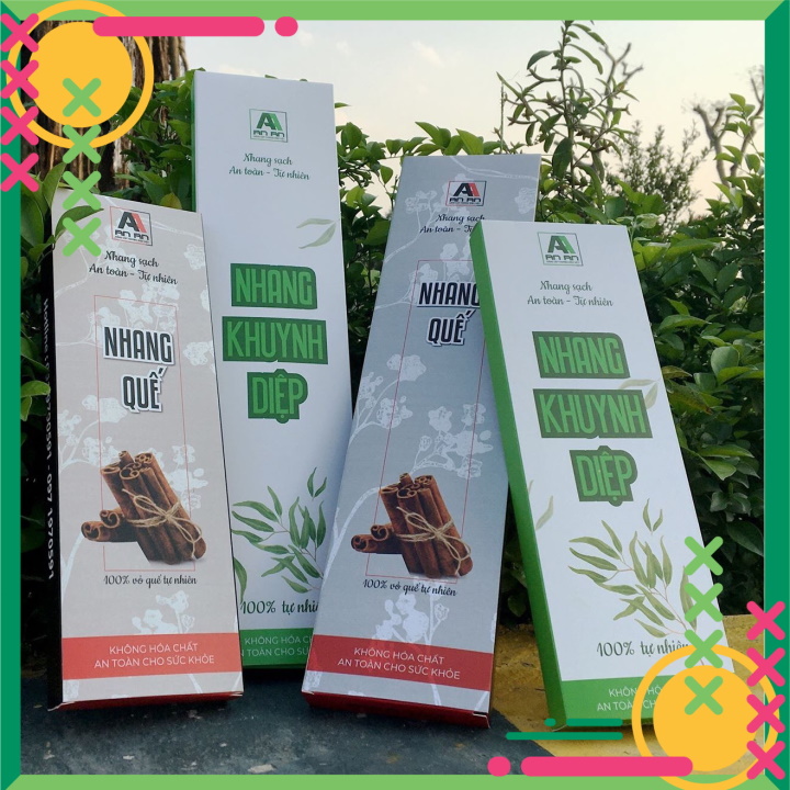 Combo 2 hộp nhang sạch thượng hạng AnAn 30cm, Nhang thảo mộc thiên nhiên 100%, KHÔNG HÓA CHẤT ĐỘC HẠI, An toàn cho sức khỏe