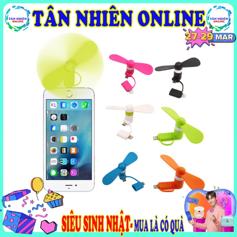 Quạt 2in 1 làm mát ios + android
