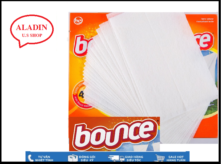 Giấy thơm quần áo và mềm vải BOUNCE Outdoor Fresh 10 tờ