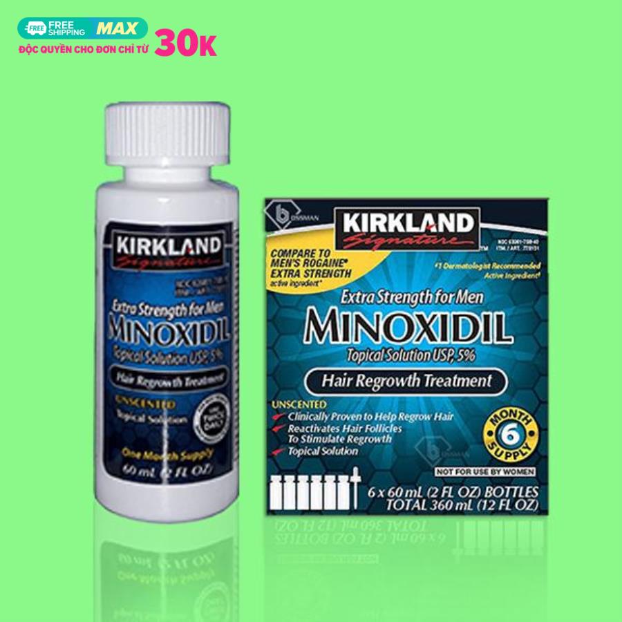 [HCM]Dung Dịch Mọc Râu Tóc Minoxidil 5% Kirkland for Men