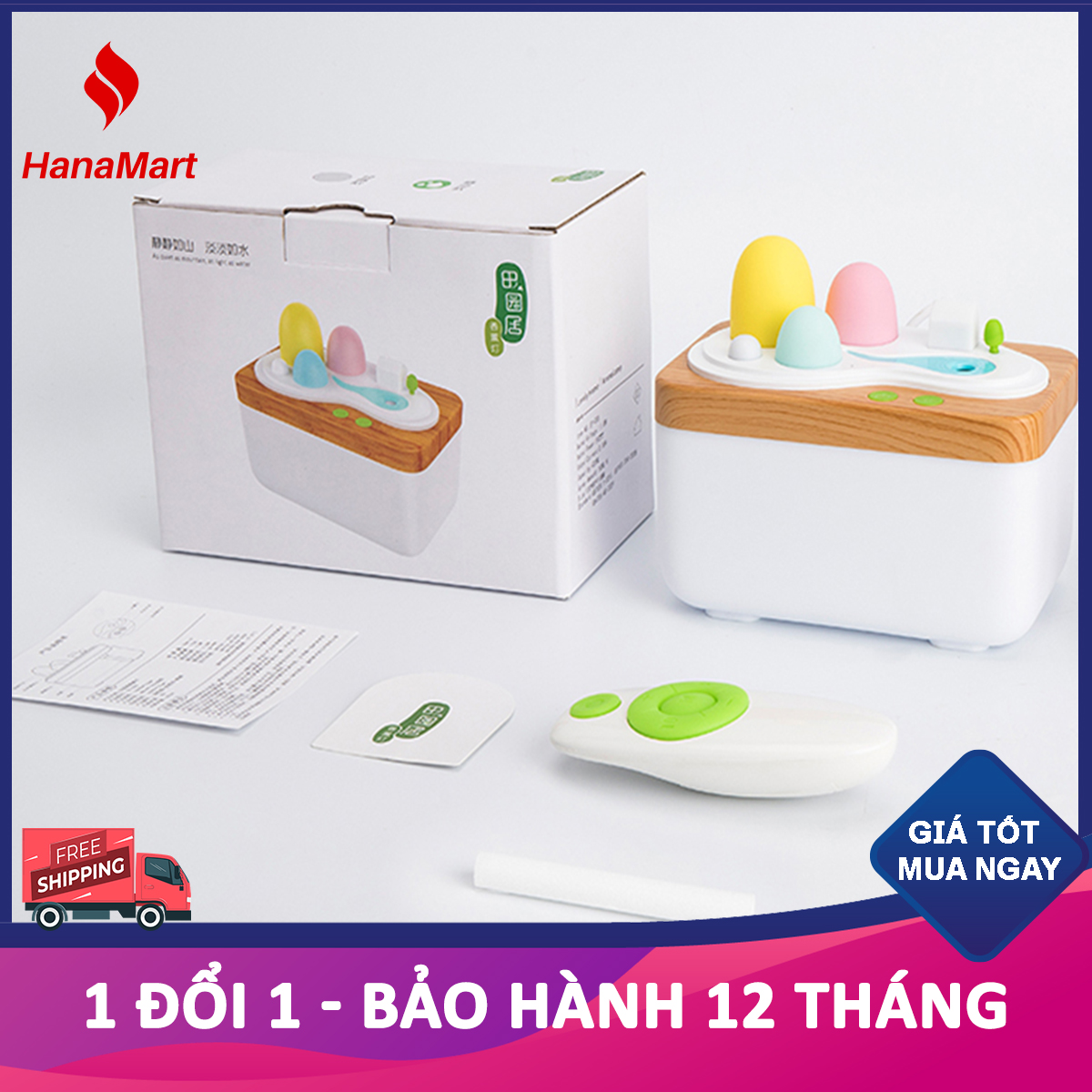 Máy xông tinh dầu tạo độ ẩm không khí khử mùi thơm phòng đuổi muỗi hình cánh đồng hoa hiện đại mẫu mới kích thước lớn dùng cho phòng khách phòng ngủ xe ô tô xe hơi cổng sạc usb có remote - Mã giảm giá SY-005- HanaMart