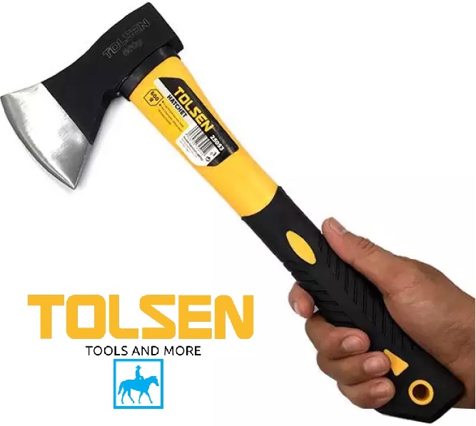 Búa rìu cán nhựa lõi thép 600g dài 380mm tolsen 25053