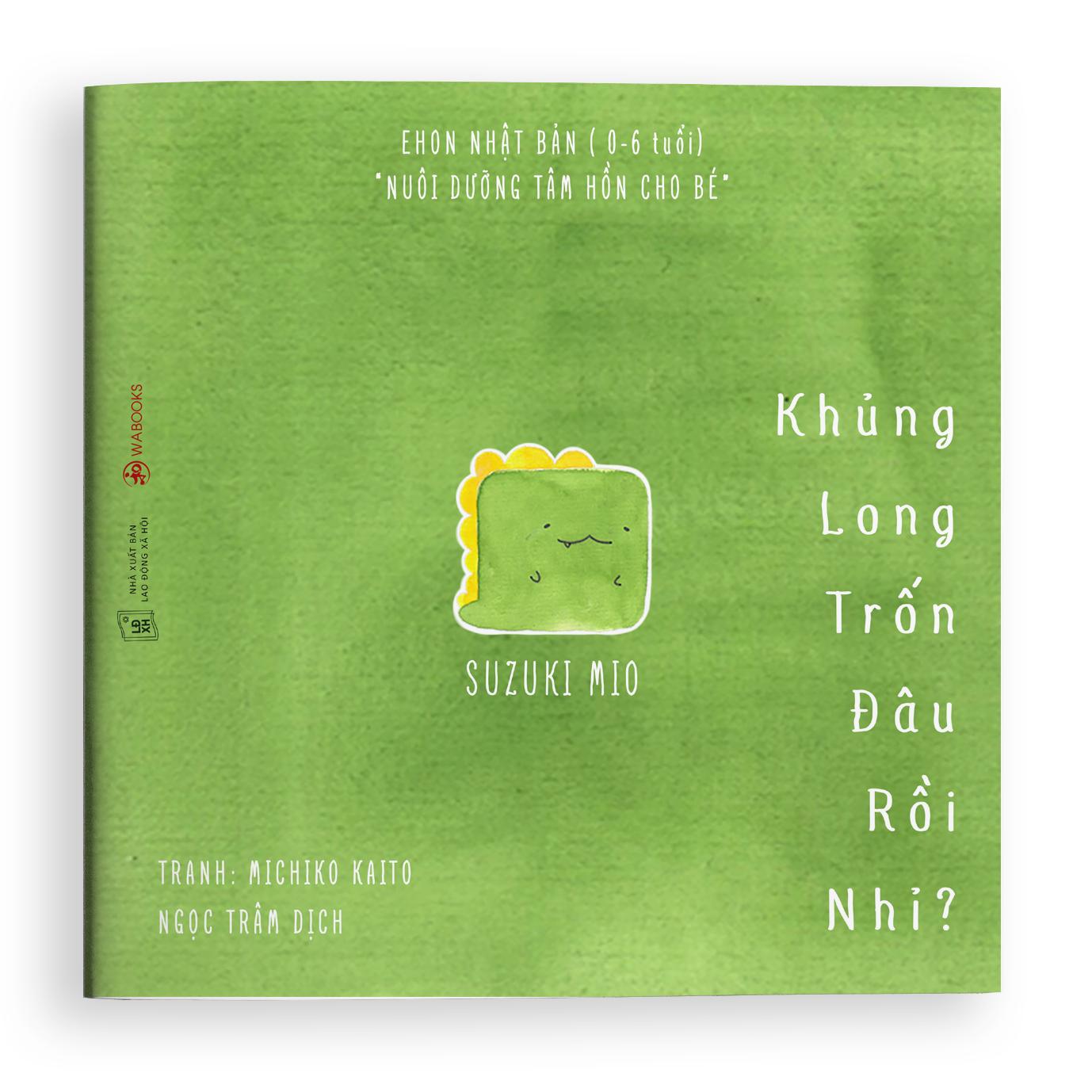 Sách Ehon - Khủng long đi đâu rồi nhỉ? - Ehon Nhật Bản dành cho bé từ 0 - 6 tuổi