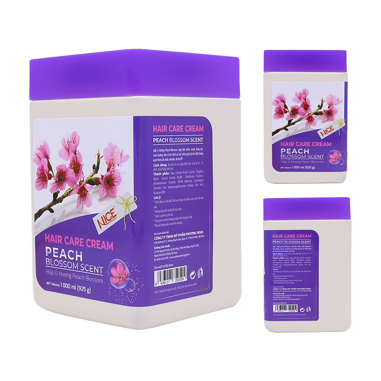 Hair Care Cream Peach Blossom scent - Hấp ủ Hương Hoa Anh Đào NICE Cosmetic 1000ml