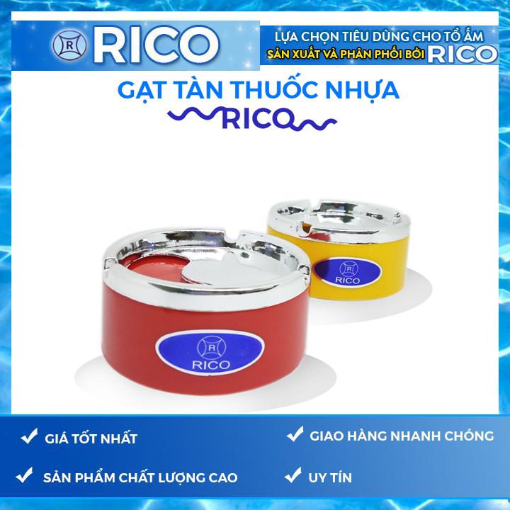 Bộ 02 Gạt Tàn Thuốc Lá Nhựa Nhiều Màu (Màu Đục) giao màu ngẫu nhiên
