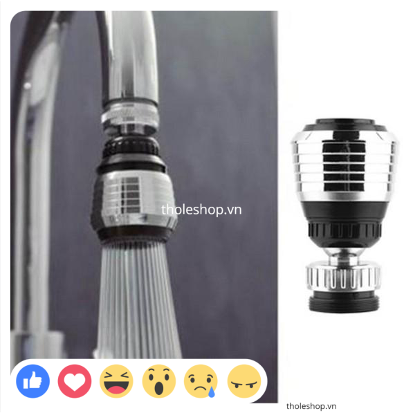 Đầu lọc tăng áp lực nước - Đầu lọc nước tăng áp - Đầu lọc nước tăng áp 360 độ - Đầu lọc nước tại vòi