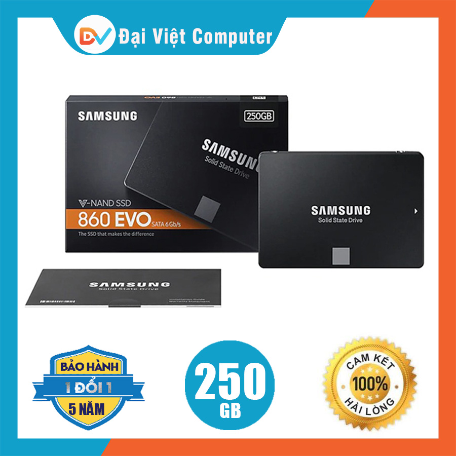 Ổ cứng SSD samsung 860 Evo 250GB 2.5" SATA III (new version) - 860EV 250