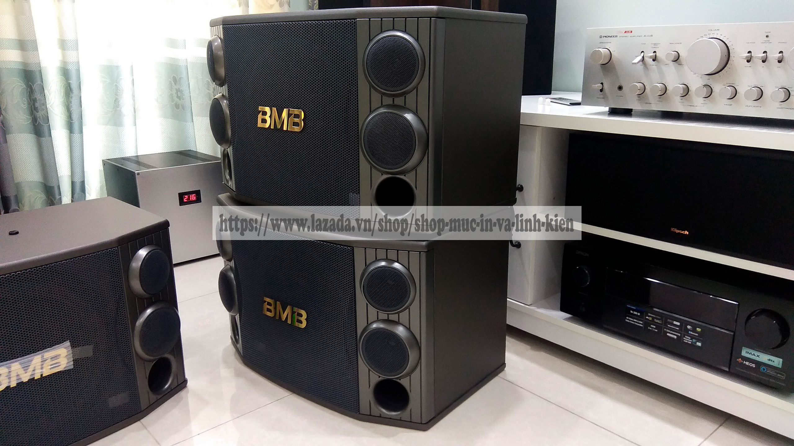 Loa karaoke BMB 2000se Nhập Khẩu, Bass 30, 3 đường tiếng 5 loa công suất 500W nhập nguyên đai nguyên kiện nói không với hàng dựng VN chất lượng kém