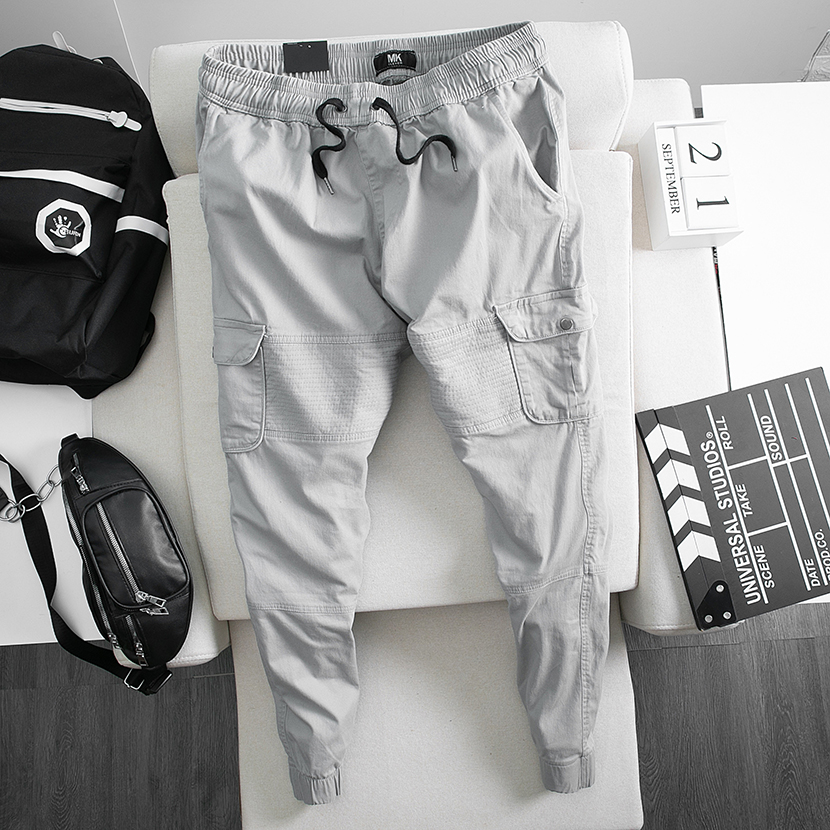 Quần jogger nam túi hộp - Quần jogger nam thời trang Hàn Quốc dáng đứng