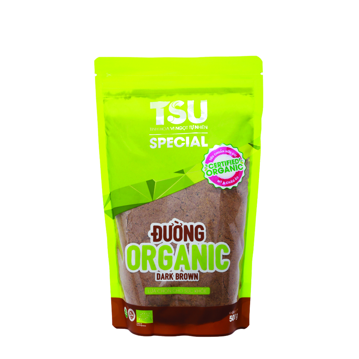 Đường Nâu Hữu Cơ Tsu 500g