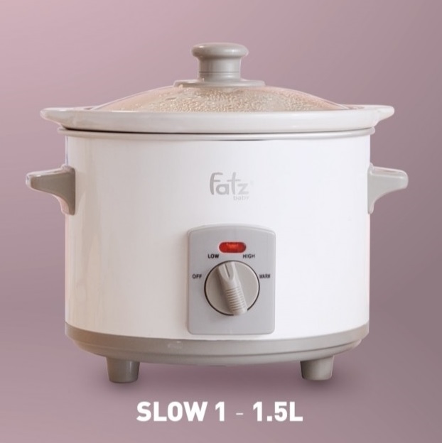Nồi nấu chậm Fatz Baby 1,5 lít SLOW 1 FB9015MH