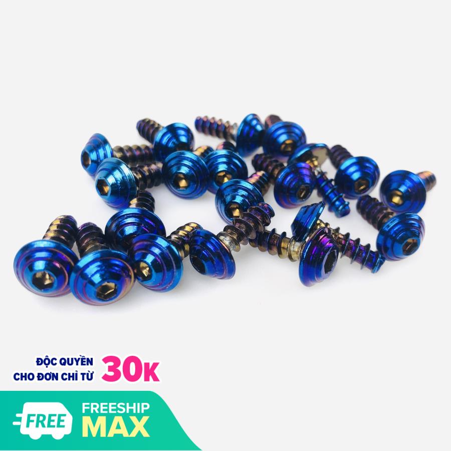 [HCM]COMBO 20 ốc dàn áo xoáy nón màu titan cao cấp ốc nhập thái (Hoành Sơn)