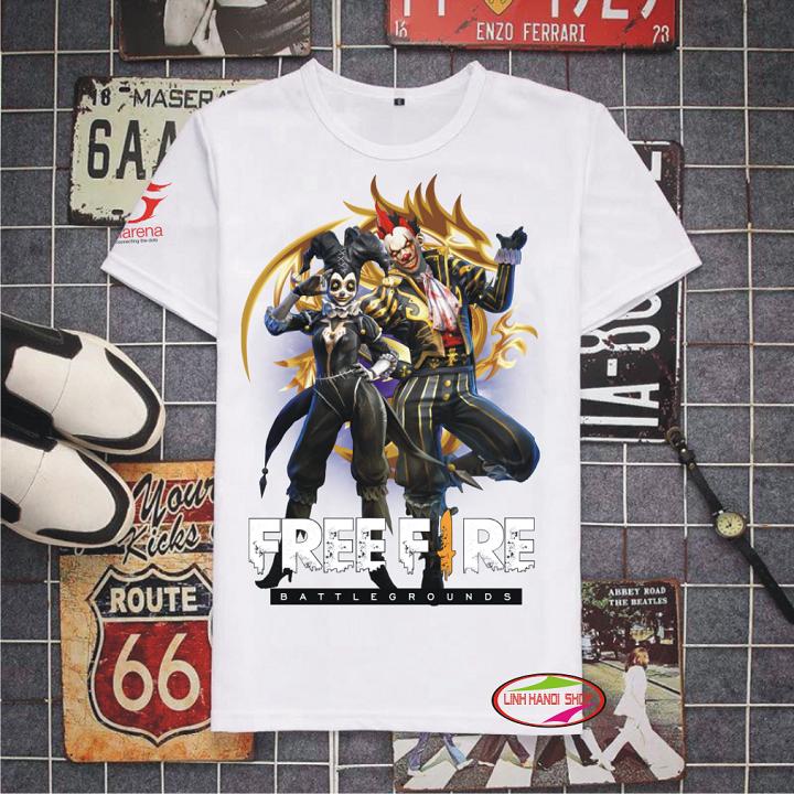 Áo thun Free Fire - Bóng Ma Hề Quái