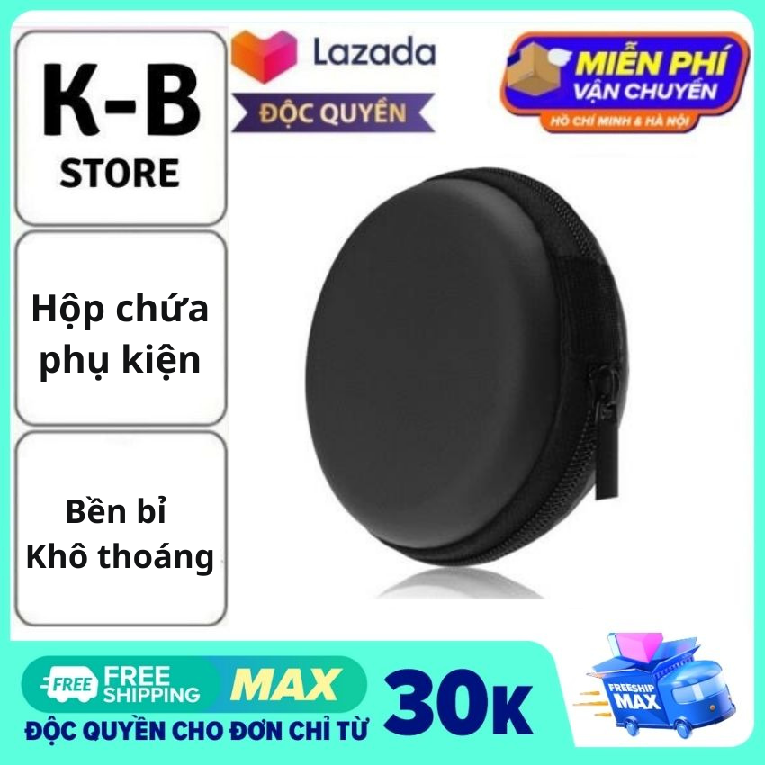 Hộp đựng phụ kiện tai nghe thẻ nhớ cáp USB ổ cứng pin dự phòng cốc sạc điện thoại đồng hồ thông minh