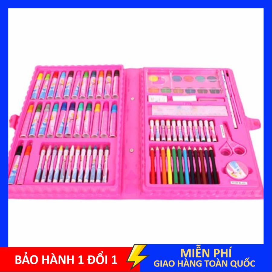 Combo 86 món bút tô màu cho bé, hộp bút tô màu 86 món cho bé, hộp bút thủ công, 1 đổi 1 nếu lỗi