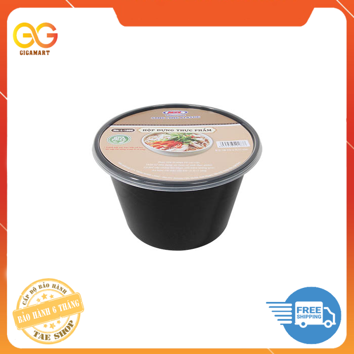 Combo 10 Hộp Nhựa Đựng Thực Phẩm Dùng 1 Lần Song Long - 1000ml