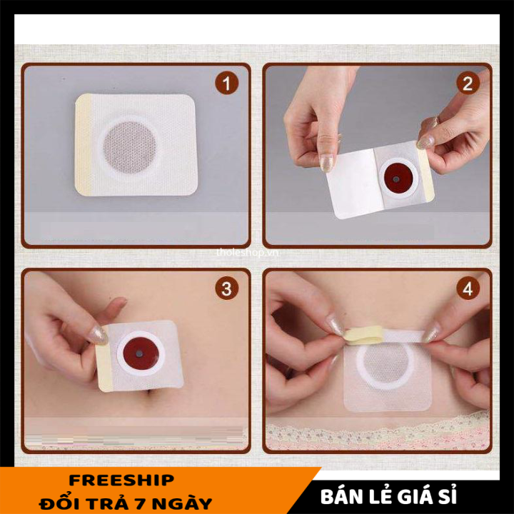 Combo 40 miếng dán giảm cân - Miếng dán rốn tan mỡ - Miếng dán giảm béo - Miếng dán đốt cháy mỡ giảm béo