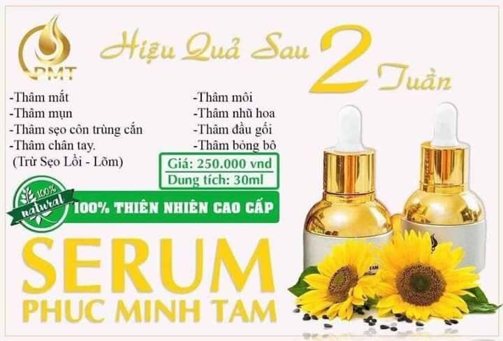SERUM PHỤC HỒI THÂM NÁM 100% -  PHÚC MINH TÂM