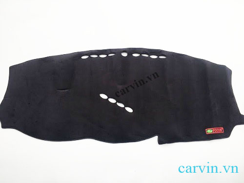 Thảm taplo nhung lông cừu xe Focus 2015- 2017 - Thảm chống nóng taplo 3 lớp - Phụ kiện xe Ford