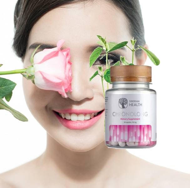 Viên uống cải thiện nội tiết tố, đẹp da, móng, tóc Chronolong- Siberi
