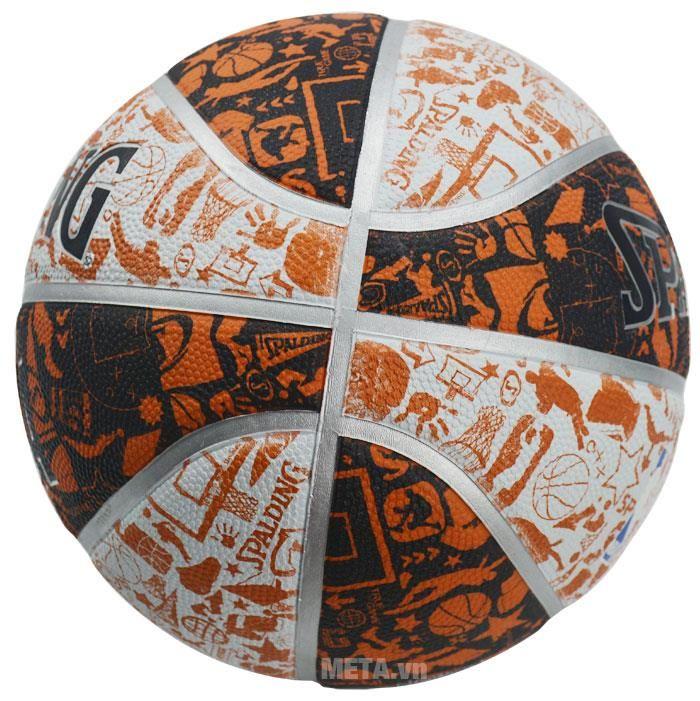 1 hiệp bóng rổ bao nhiêu phút, Giày bóng rổ giá rẻ, Chơi bóng rổ tại nhà - Quả Bóng Rổ Spalding NBA Graffiti Outdoor Size 7 Dễ Kiểm Soát, Độ Nảy Ổn Định Tuyệt Đối