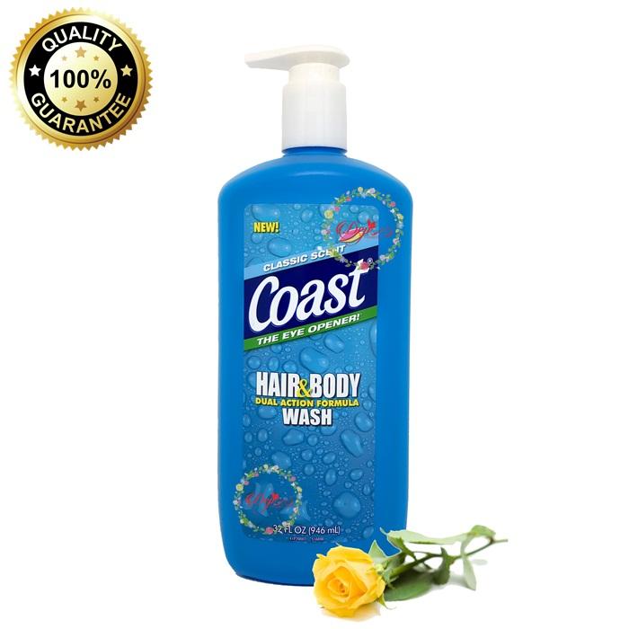 SỮA TẮM GỘI TOÀN THÂN COAST HAIR & BODY DUAL ACTION FORMULA WASH 946ML