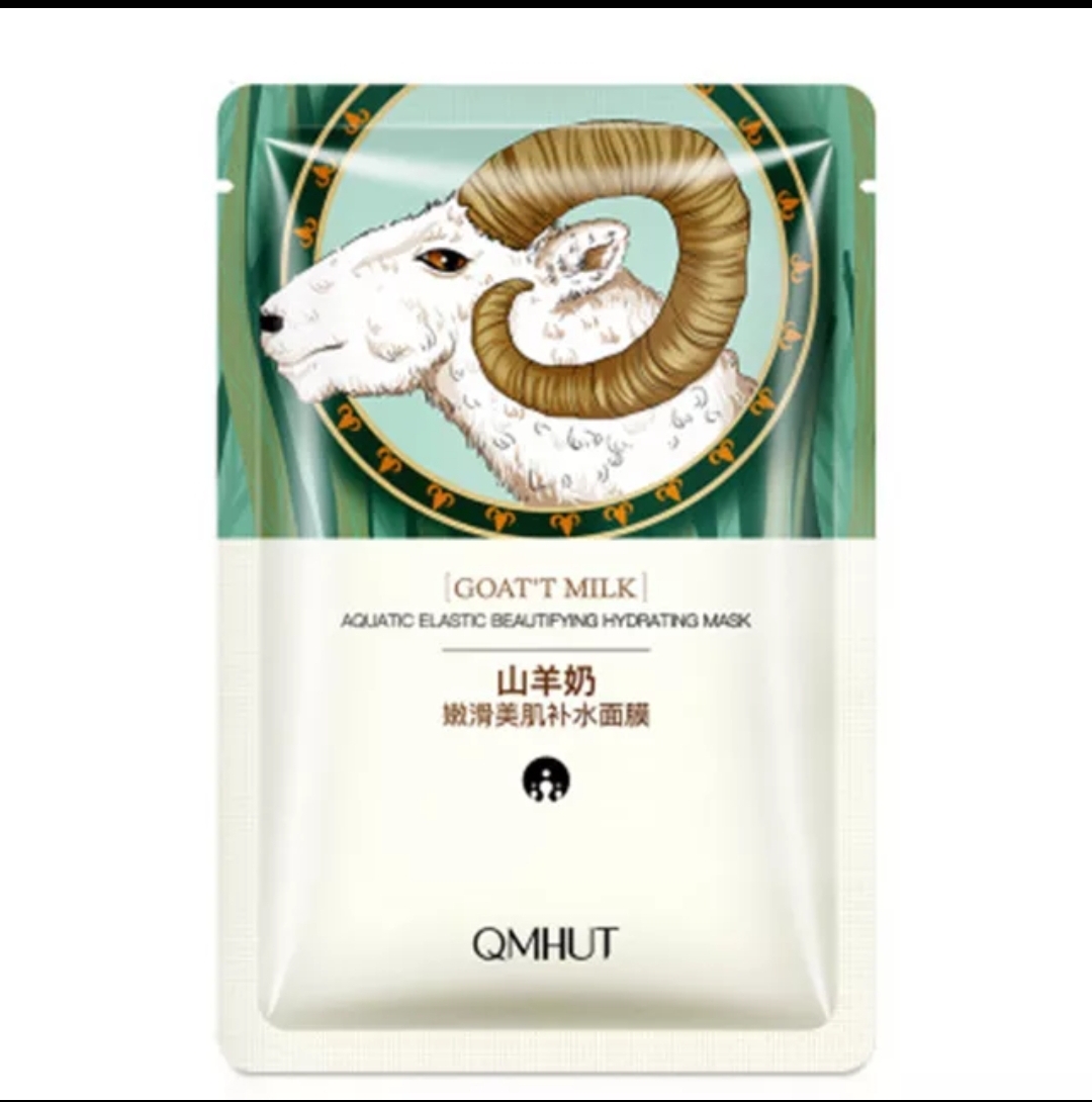 Combo 10 mặt nạ sữa dê làm săn chắc da mặt QMHUT GOAT'T MILK MASK (Hàng nội địa Trung Quốc)
