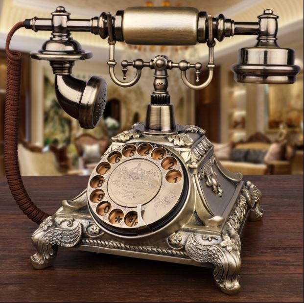 ĐIỆN THOẠI BÀN TÂN CỔ ĐIỂN PHÍM QUAY LẮP SIM DI ĐỘNG (DÙNG NHƯ MÁY DI ĐỘNG)