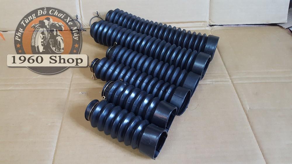 Cao su bọc thụt - phuộc nhún xe máy loại 10-15-20-25cm (1 đôi) phù hợp độ Cafe Racer Tracker Win CD 67 Dream CUB và các loại xe máy