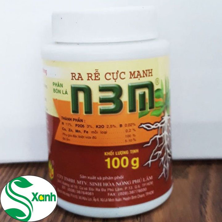 Phân bón lá n3m - lọ 100g