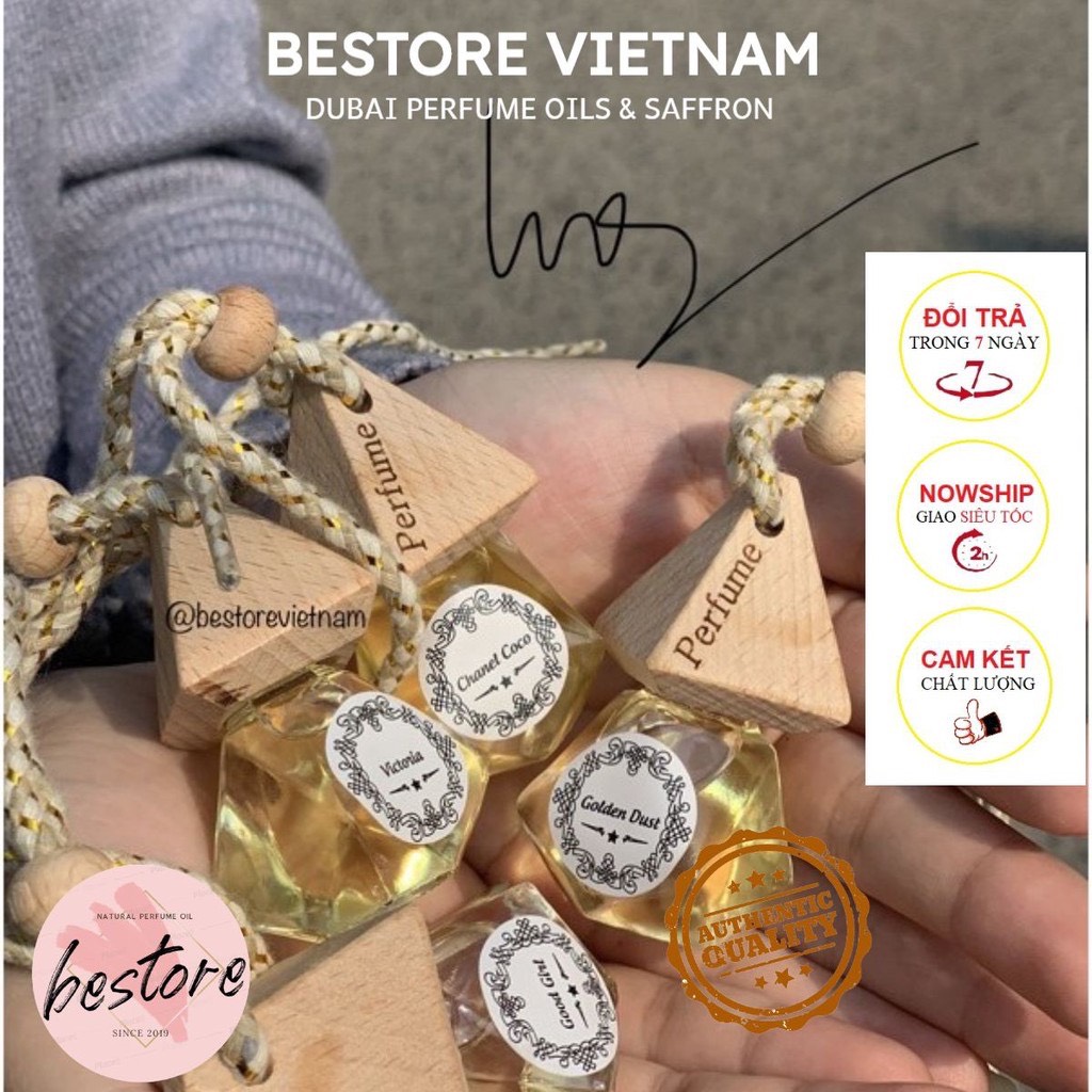 Tinh dầu nước hoa treo xe, treo phòng ngủ| Nước hoa Dubai treo xe thơm cực lâu