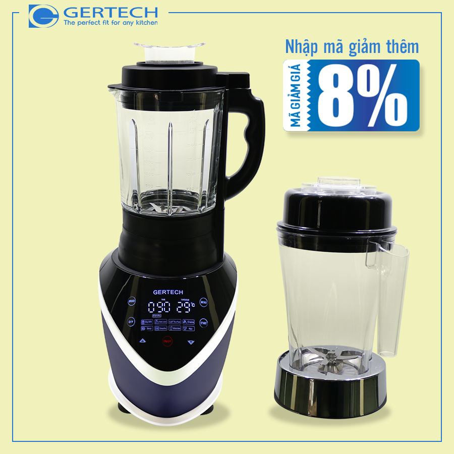 Máy xay nấu sữa hạt và trái cây Gertech