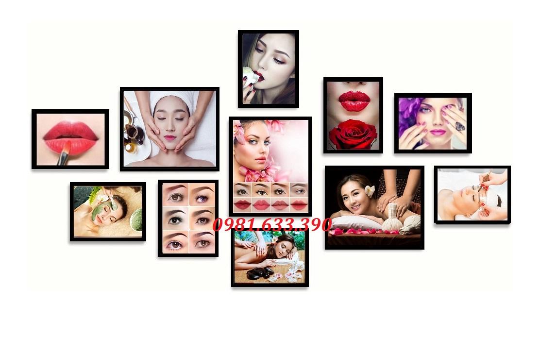 BỘ 11 TRANH SPA, PHUN XĂM THẨM MỸ