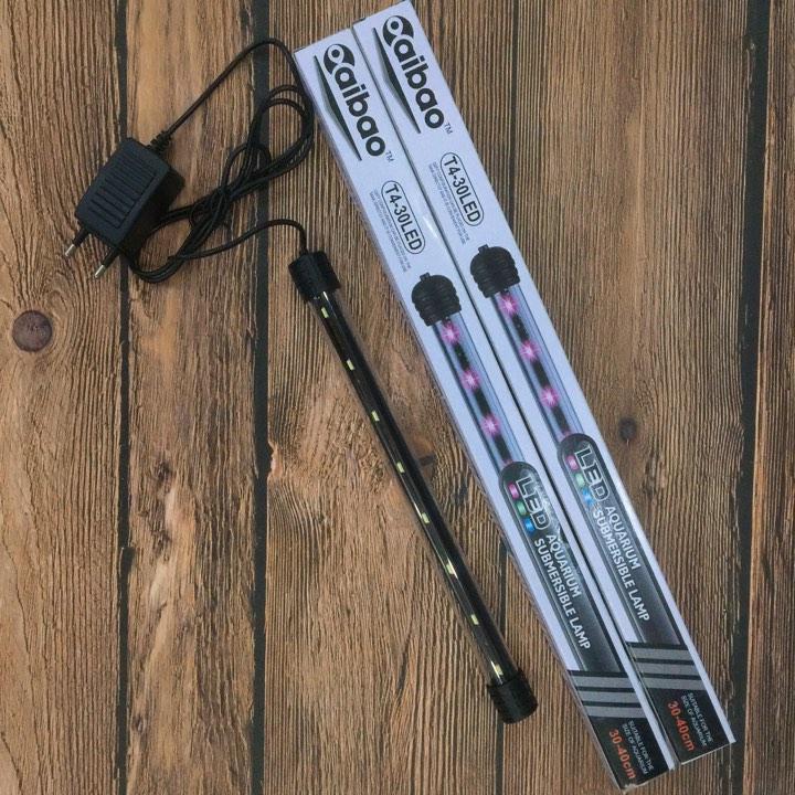 Đèn hồ cá CAIBAO T4-30LED 4W siêu bền, dùng cho bể cá, hồ cá mini 30 -40 cm ( Ánh sáng hồng)