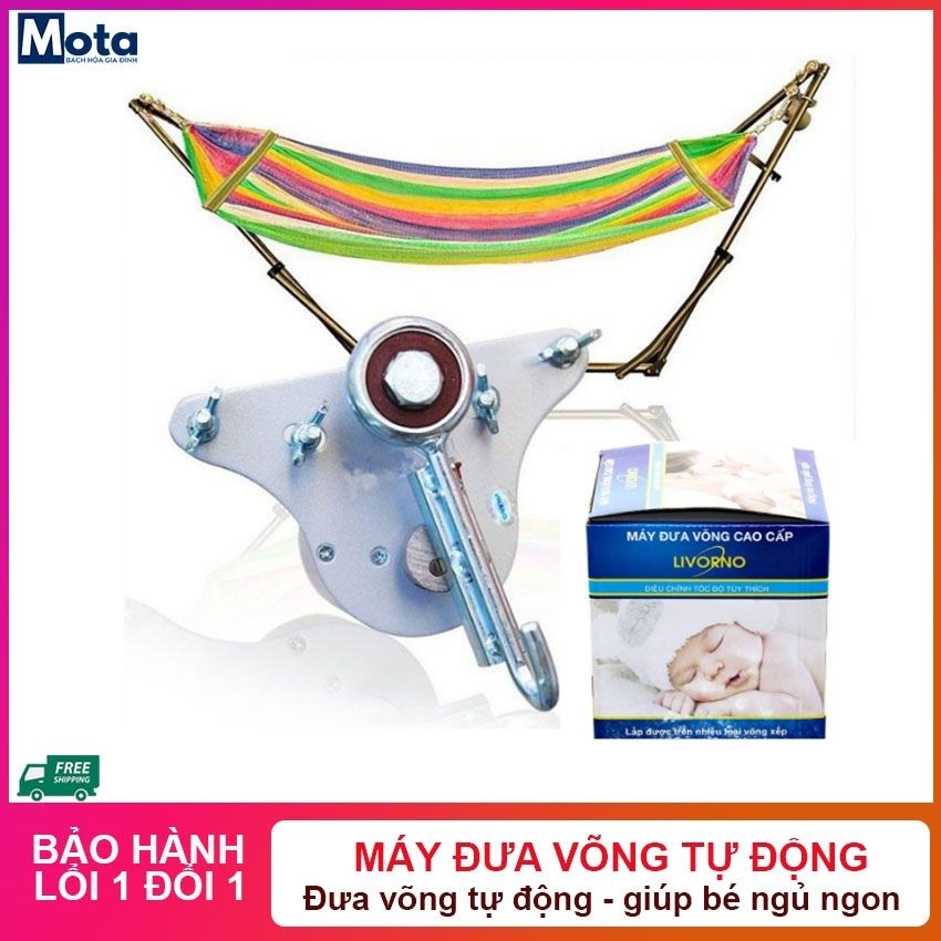Máy Đưa Võng Tự Động - Cục đưa võng , An Toàn Cho Bé - Chỉnh được tốc độ đưa võng- Giúp bé ngủ say giấc ngủ - BACHHOAMOTA