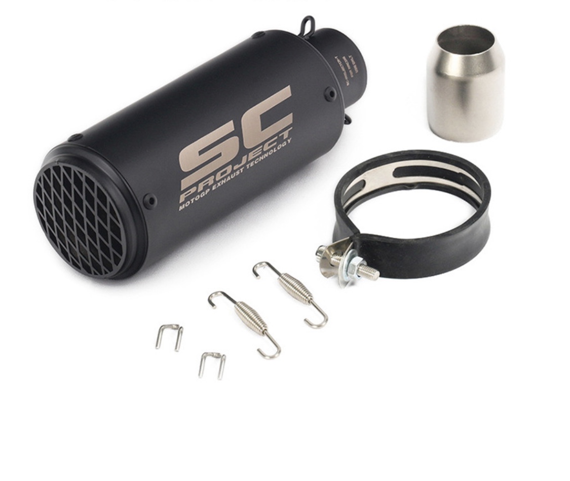 Pô SC Đen Lưới Tem vàng Miệng 51mm