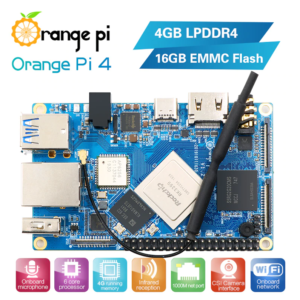 Bo mạch orange pi 4 4gb ddr4 bản 16gb emmc flash rockchip rk3399 dual-core+quad-core cortex