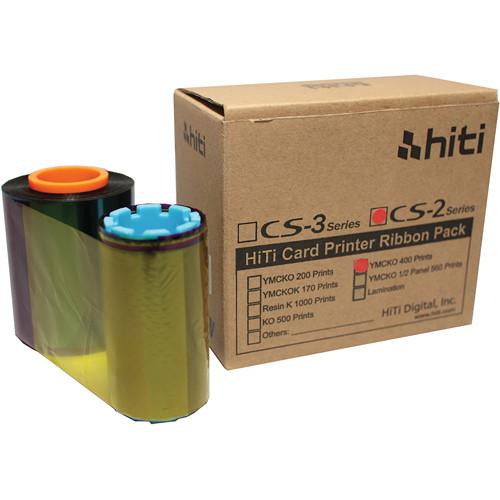 Ribbon màu hiti cs200e ymcko 400 prints