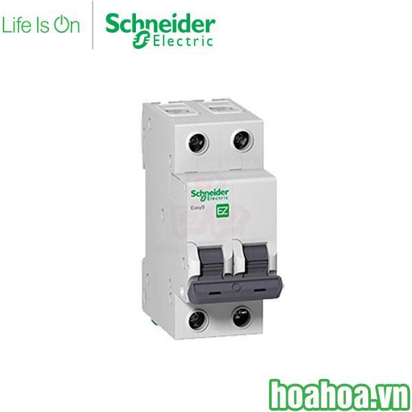Cầu dao tự động, mcb,aptomat, cb tép, easy9 40a 4.5ka 2p schneider electric